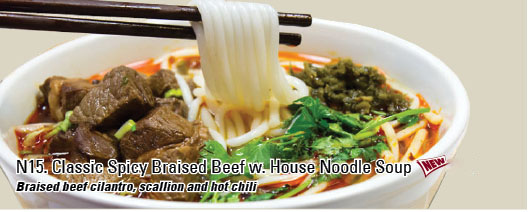 Classic Spicy Brasised Beef w. Noodle Soup